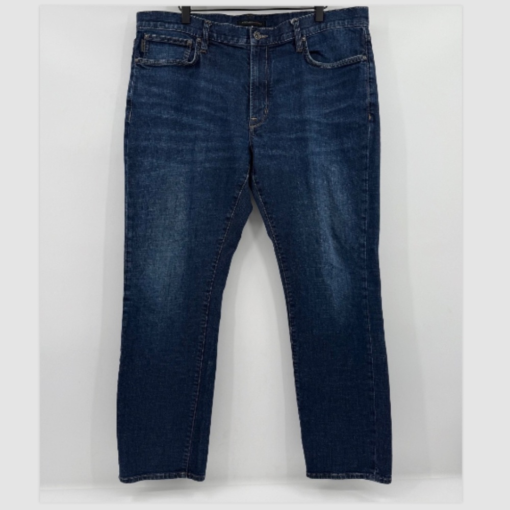 John Varvatos Jeans Men 38 Blue Star USA Classic Straight Leg Denim Mid Rise